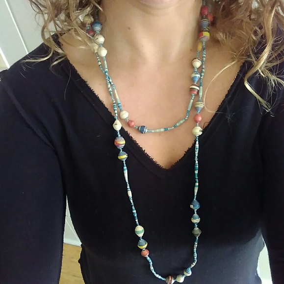 Mifuko "Mifuku" beaded Necklace from Kenya - Picture 2 of 4